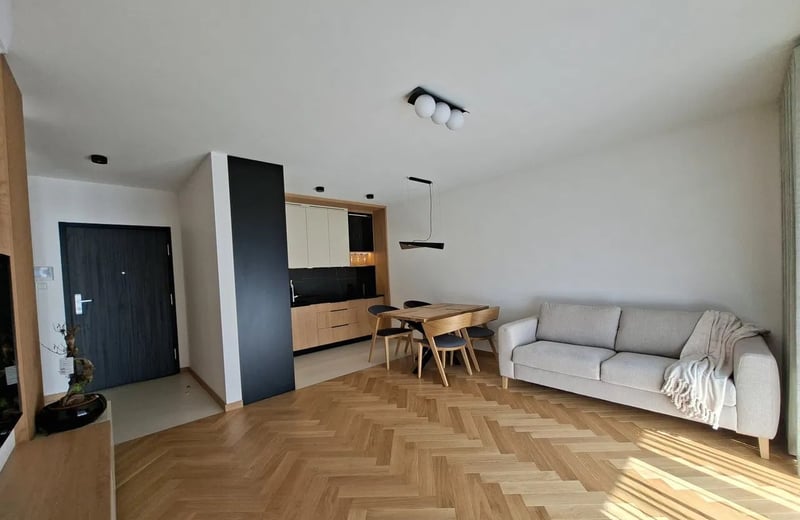 Аренда стильной, меблированной 2-комнатной квартиры, 51 м², Grzegórzki, Краков, Польша